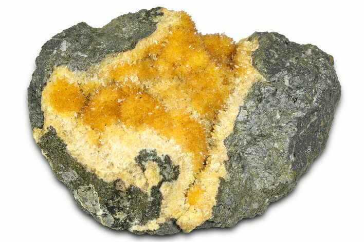 Intense Orange Calcite Crystal Cluster - Poland #374689
